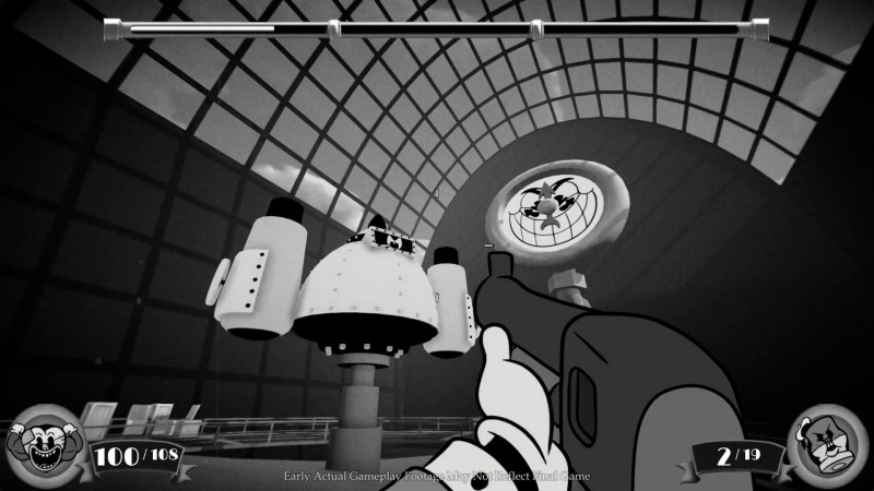 mouse fumi games 1930s vintage cartoon noir first person shooter FPS gameplay trailer