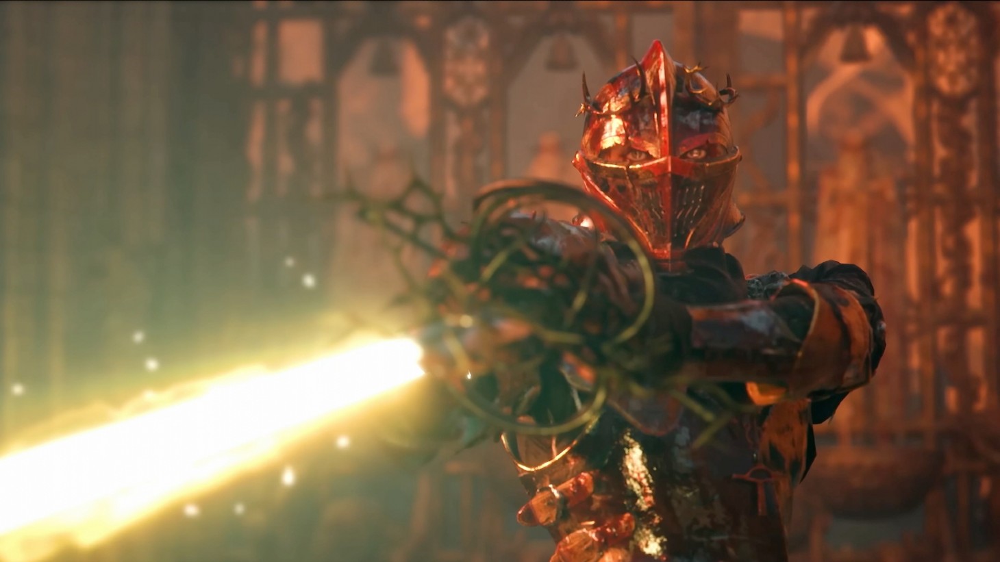 Lords of the Fallen extended gameplay presentation Dark Souls Soulslike footage 