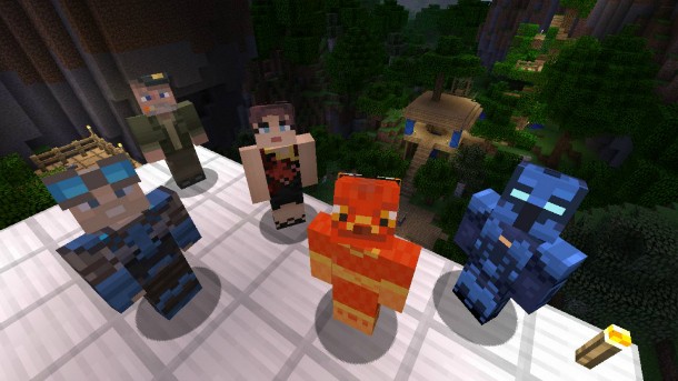 Joanna Dark, Baird Get Minecraft 360 Skins - Game Informer