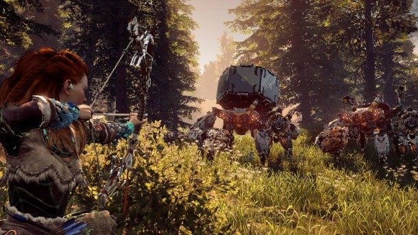 Horizon Zero Dawn Preview - New Screens Capture Fierce Combat And Vicious  Mech Wildlife - Game Informer