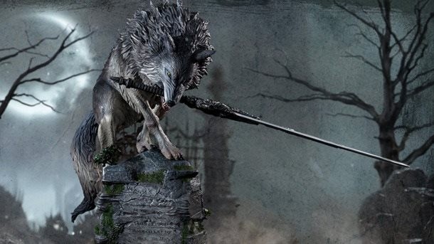 Pre Orders Are Open For This Statue Of Dark Souls Sif The Great Grey Wolf Game Informer