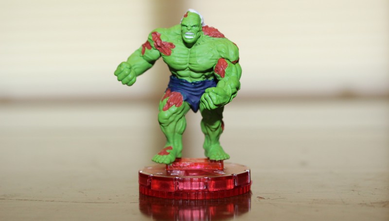 Heroclix Avengers Assemble set Hulk #033 Rare figure w/card!
