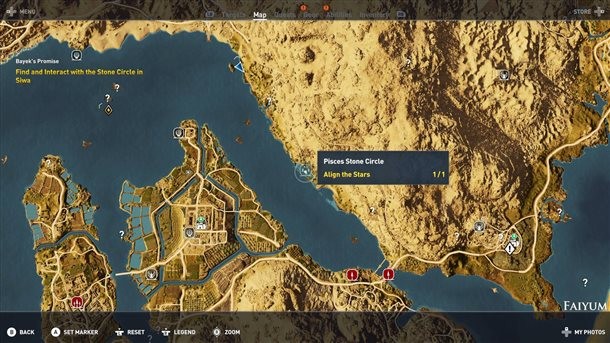 Where To Find All 12 Stone Circles Assassin's Creed Origins - Game Informer