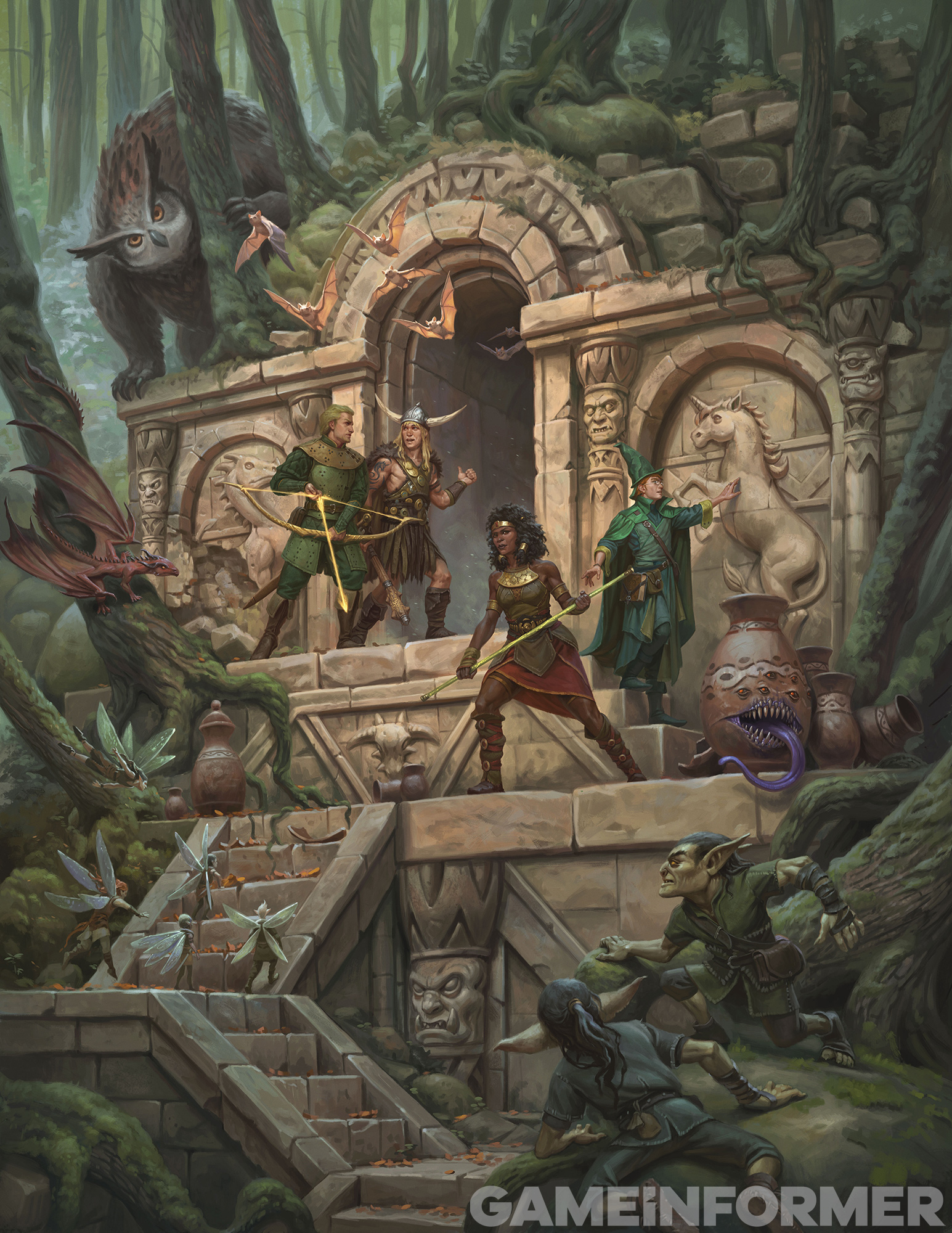 Art from the revised Dungeons & Dragons books 