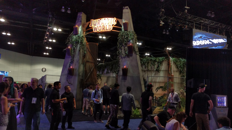 Oh no! Someone left the Jurassic Park doors open and all the nerds got out!