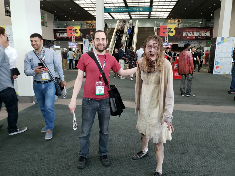 Seriously, the zombies are everywhere! The sad thing? They totally blend in with all the other people stumbling around. Man, zombies are deep.