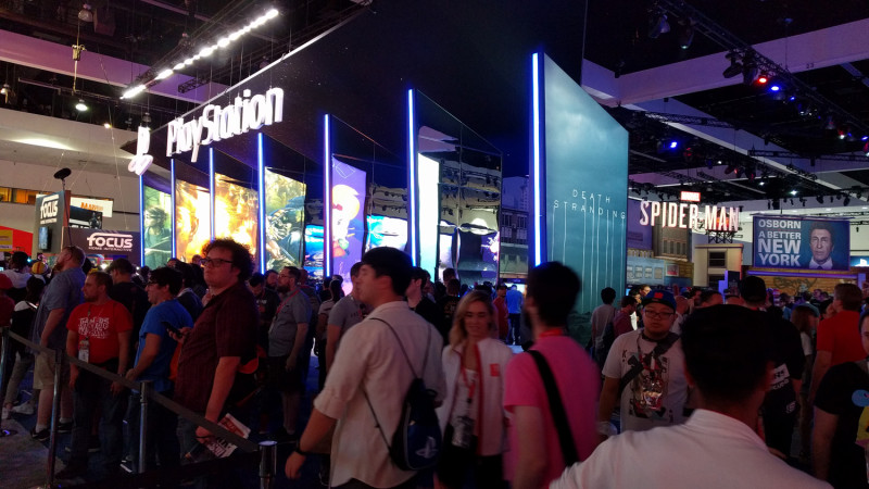 As you might expect, Sony has a massive booth to show off its line-up of exclusives.