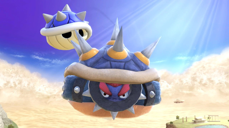 Bowser has concocted the perfect plan to win every Mario Kart race, but his disguise isn’t too convincing.