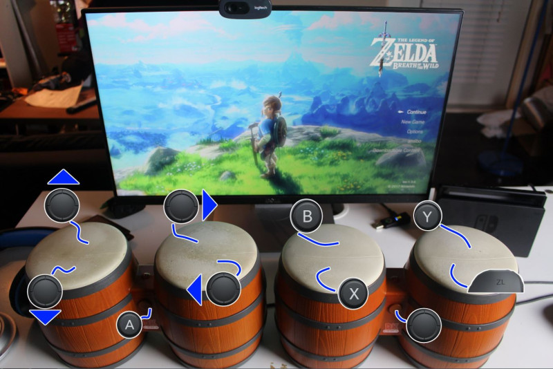 Hamilton's bongo instructions for Zelda