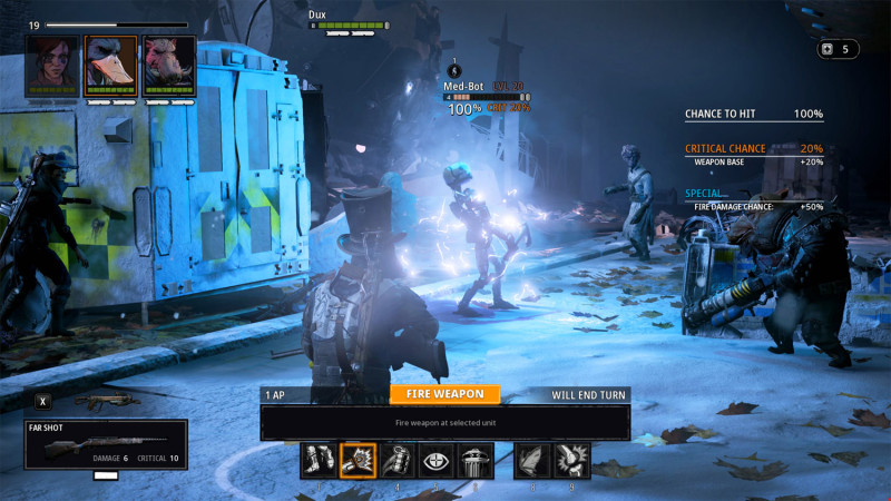 Mutant Year Zero: Road To Eden review screen