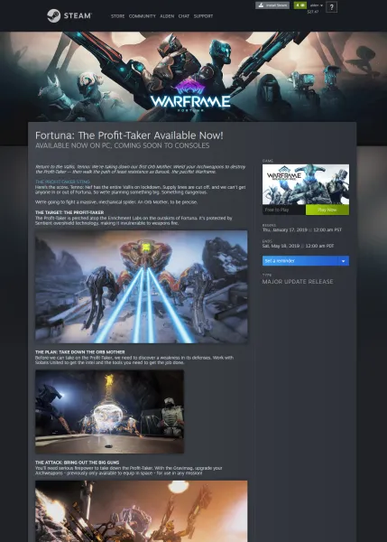 Steam Updates