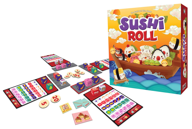 Sushi Roll Top Of The Table