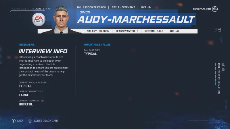 Franchise Mode