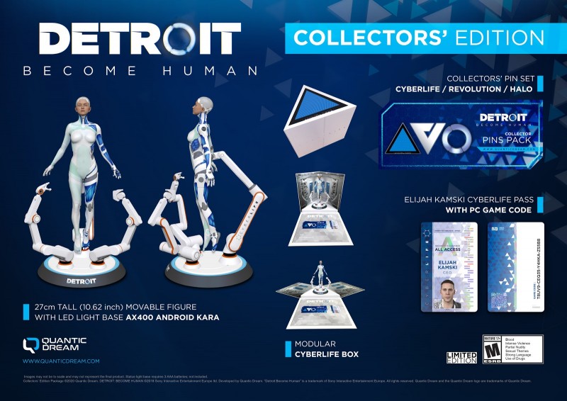 Detroit: Become Human Collector's Edition For PC Revealed, Limited 