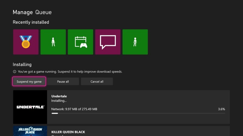 Xbox users: You need to update the game first, then load the game