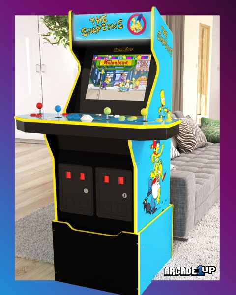 Mini Simpsons The Arcade Game Arcade Cabinet Collectible Display Not a Machine
