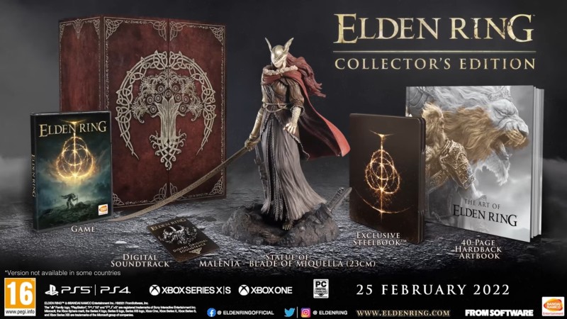Elden Ring Physical Collector's Editions Revealed, Pre-Orders Open