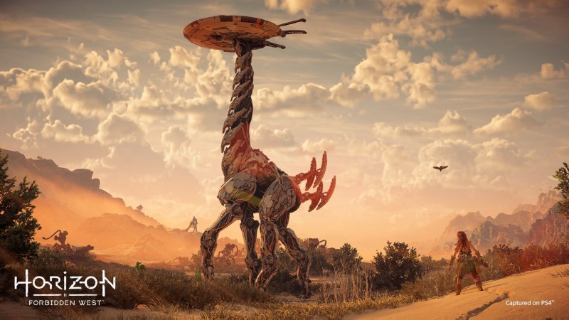 Sony shows Horizon Forbidden West running on a PS4 pro