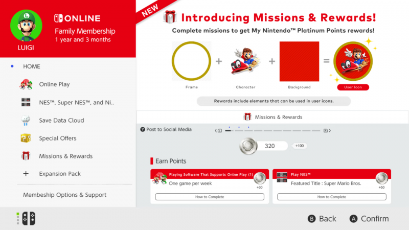 New Missions And Rewards Feature Arrives On Nintendo - Game Informer