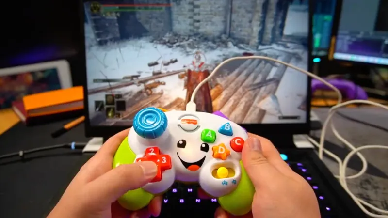Fisher-Price Baby Controller Modded To Play Elden Ring On PC