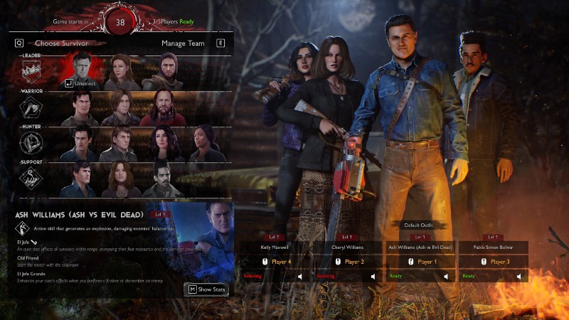 EvilDeadTheGame on X: Ash from Evil Dead 2 is a Hunter with a special  ability to exorcise demons from any possessed Survivor or basic unit. When  used against a possessed elite or