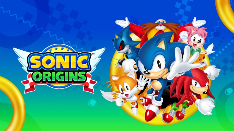 Logo et illustration de Sonic Origins