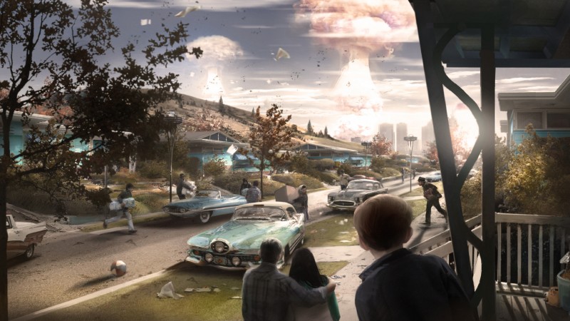 Photos de l'ensemble de fuites de la série télévisée Fallout