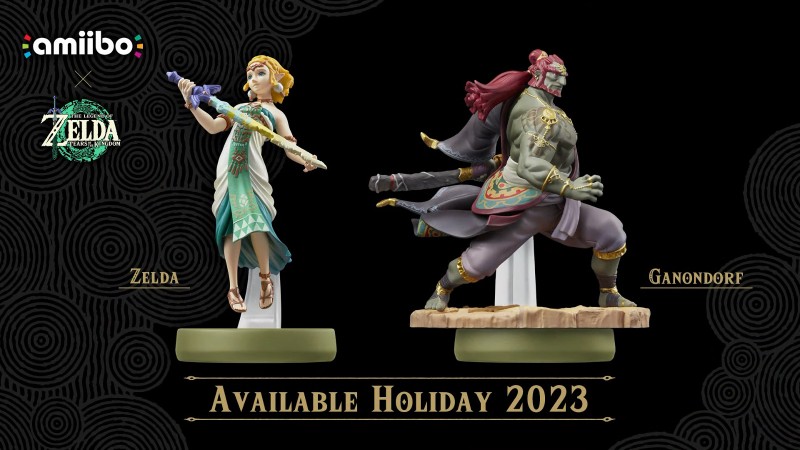 Tears Of The Kingdom Zelda And Ganondorf Amiibo Figures Coming This Year