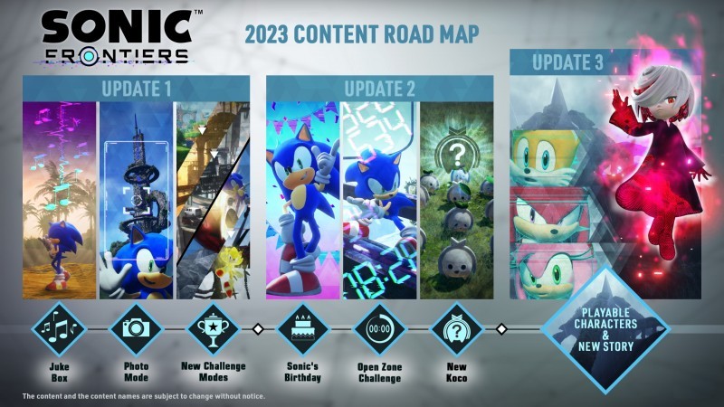 La segunda actualización de contenido gratuita de Sonic Frontiers celebra el cumpleaños de Sonic y llega hoy