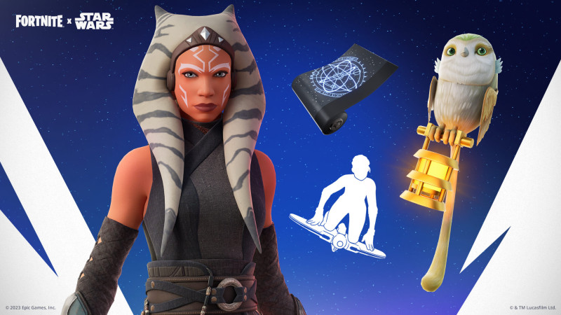 Fortnite Ahsoka Tano Star Wars Skins Battle Pass Royale Force Abilities 