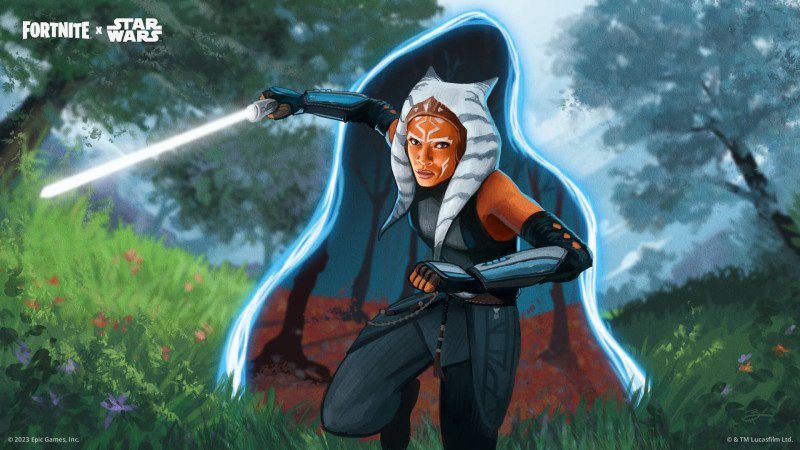 Fortnite Ahsoka Tano Yıldız Savaşları Görünümleri Battle Pass Royale Force Yetenekleri 