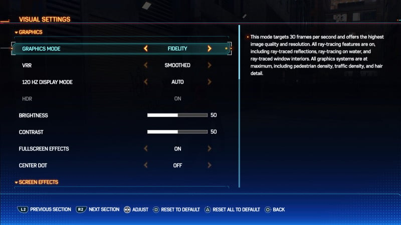 Marvel's Spider-Man 2 Visual Settings Graphics Mode Guide Insomniac Games