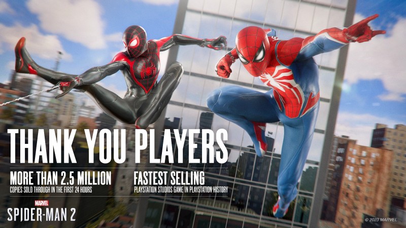 Marvel’s Spider-Man 2 Is The Fastest-Selling PlayStation Studios Game Ever