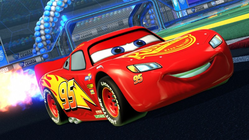 Lightning McQueen Races Into Rocket League This Week