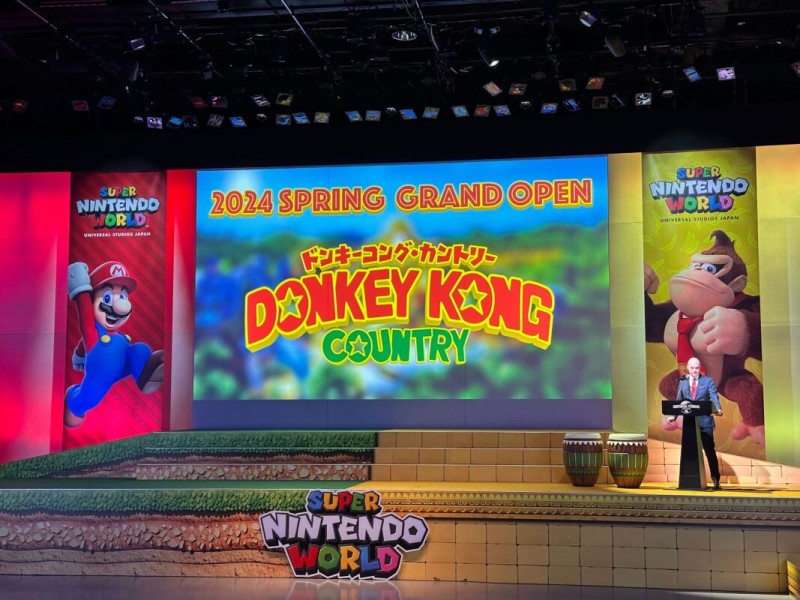 <div>Super Nintendo World's Donkey Kong Country Opens At Universal Studios Japan In Spring 2024</div>