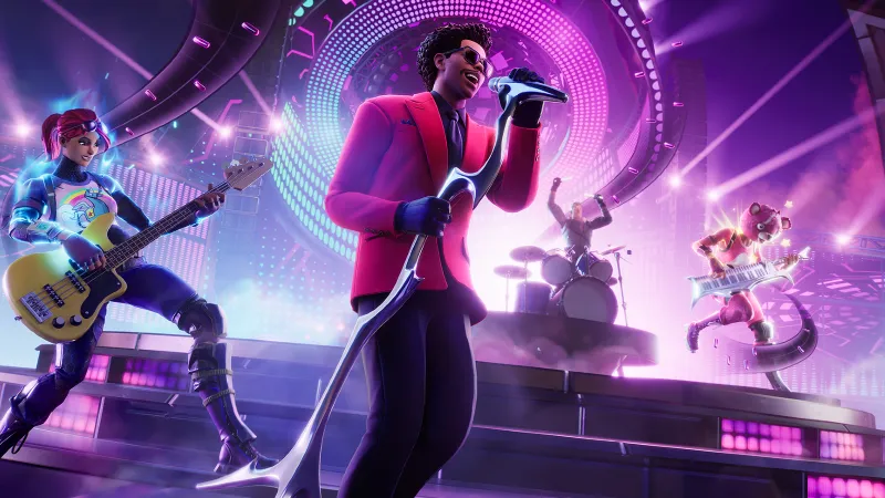 Fortnite Festival Chapter 5 Season 1 The Weeknd Battle Pass Track Rock Band