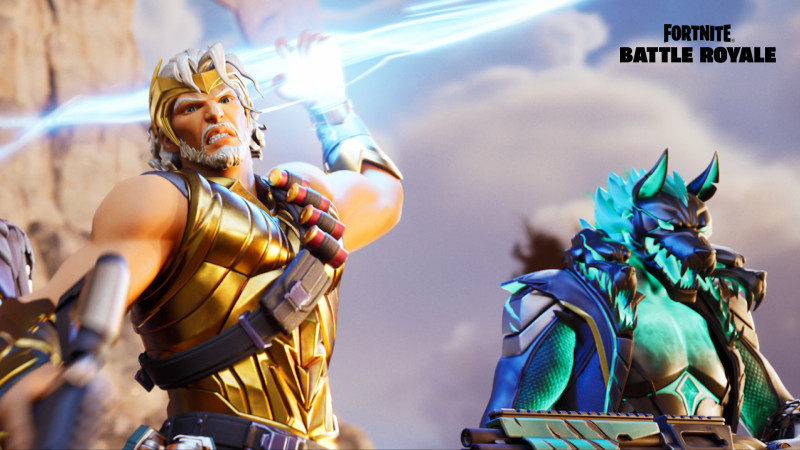 fortnite chapter 5 season 2 myths & mortals battle pass lineup skins changes greek mythology