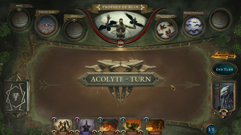 acolyte of the altar exclusive launch day release trailer gameplay roguelike deckbuilder