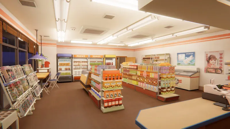 InKonbini One Store Many Stores Adventure 1990s Japan Convenience Store Teaser Reveal Trailer