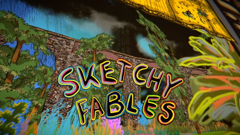 sketchy fables alle jong pc adventure game first-person hand-drawn 10,000 sketches