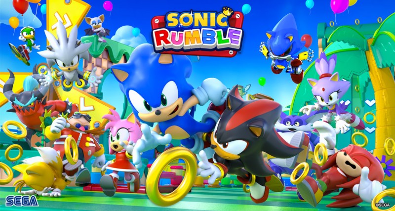 Sonic Rumble iOS Android mobile battle royale 32 player the hedgehog shadow