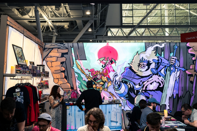 GUDNAK tabletop booth at PAX East