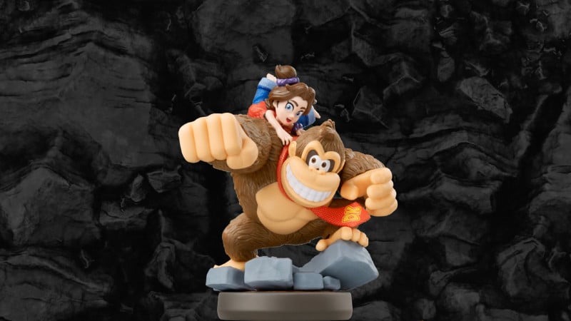 A Donkey Kong Bananza Amiibo Featuring DK And Pauline Will Be Released Next Month