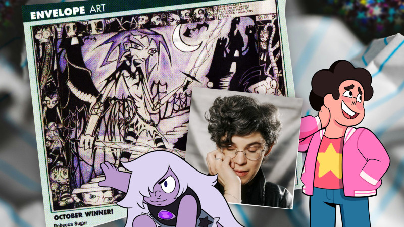 Steven Universe Creator Rebecca Sugar’s Invader Zim Fan Art Appeared In A 2002 Issue Of Game Informer Magazine