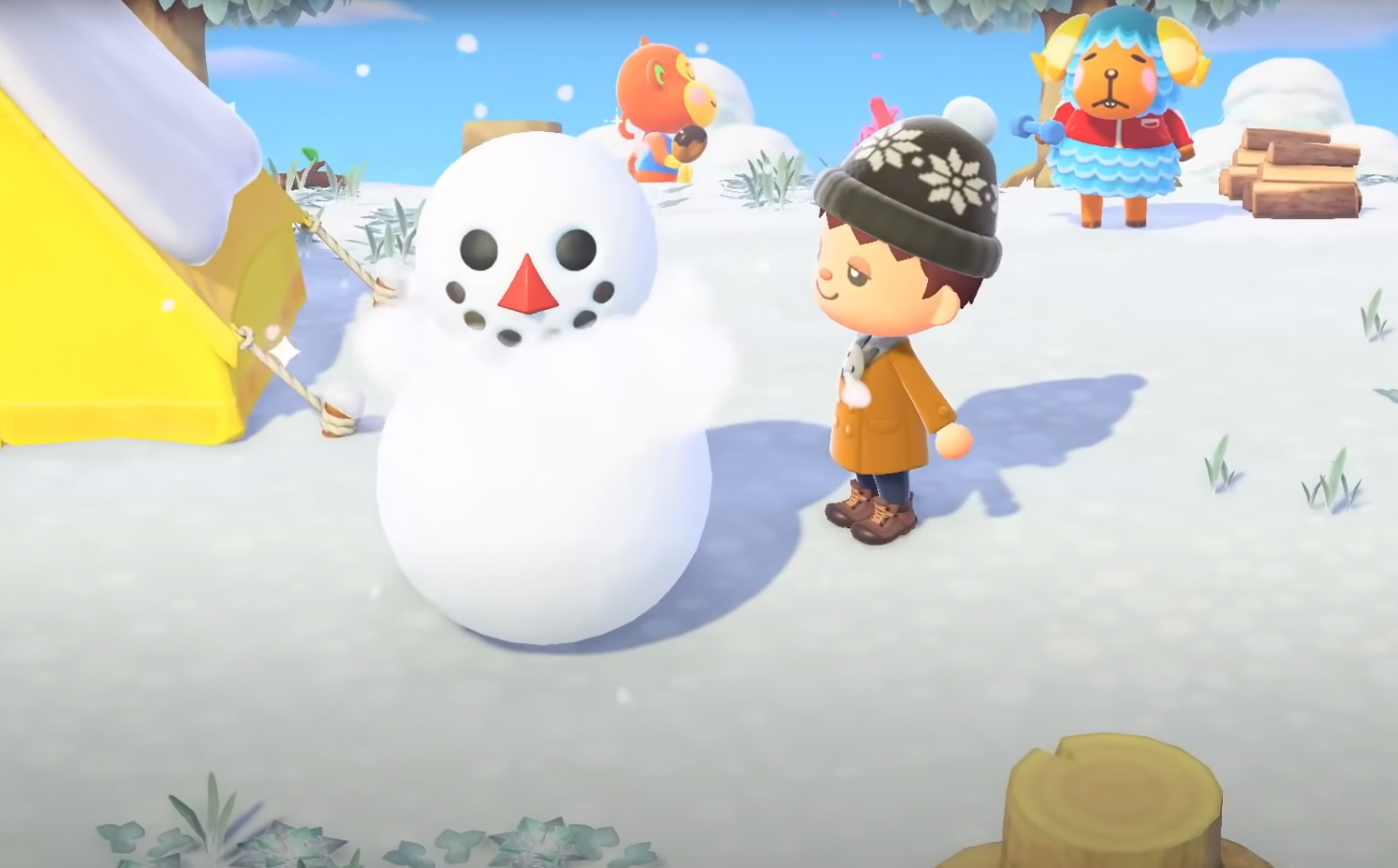 How To Get Large Snowflakes In Animal Crossing: New Horizons