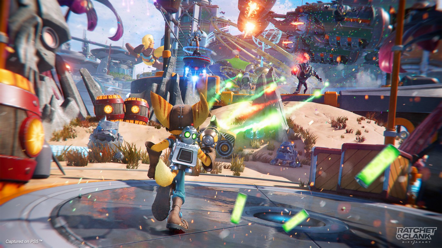 Save the galaxy with our Ratchet & Clank: Rift Apart weapons guide - Epic  Games Store