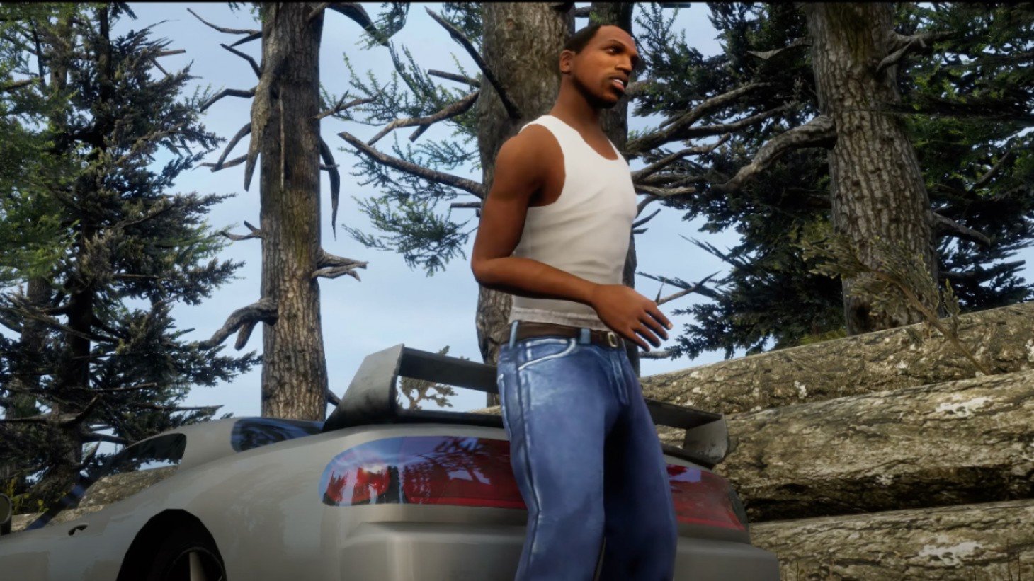 O INICIO DO JOGO EM 4K - GTA SAN ANDREAS REMASTERED (GTA The Trilogy - The  Definitive Edition) 