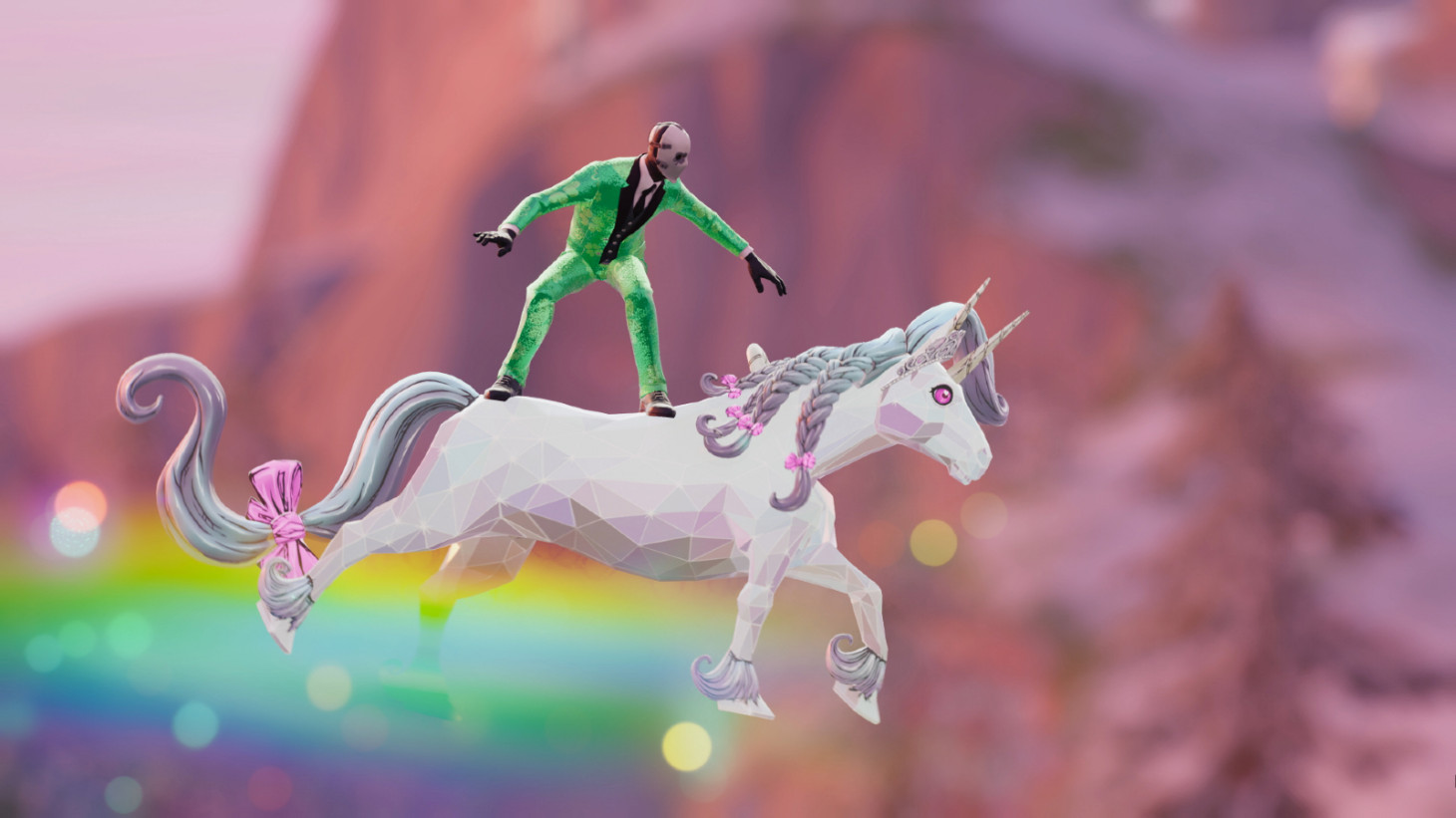 Tiny Tina's Wonderlands Fortnite Diamond Pony Glider