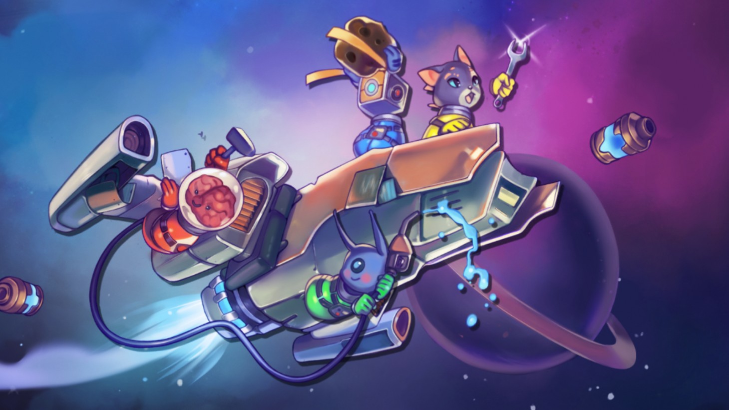 Fueled Up Is A Chaotic Four-Player Couch Co-Op Game Developed By Fireline Games