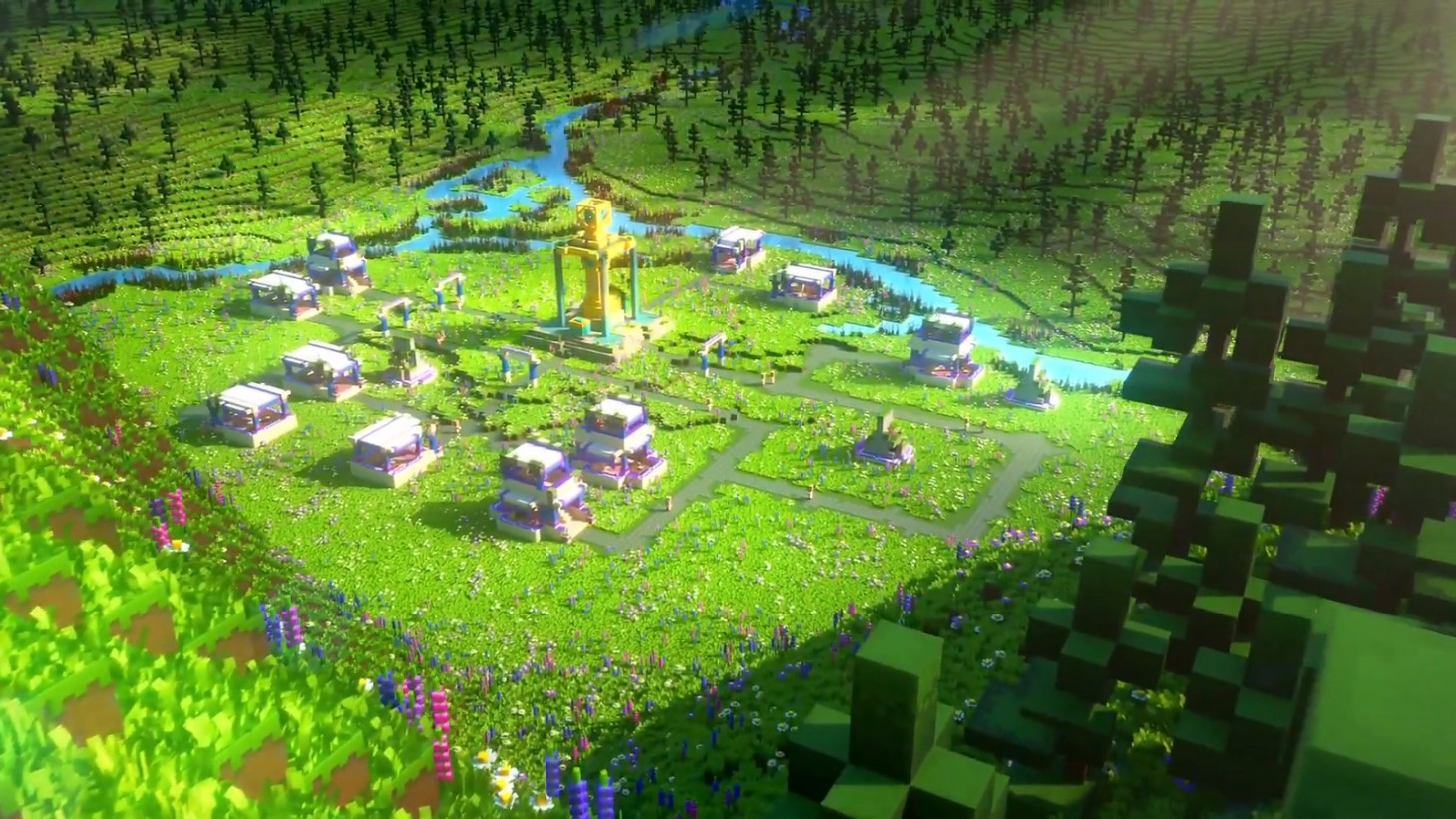 Minecraft Legends - Announcement Trailer - Nintendo Switch 
